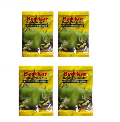 Bedekar Ready Pickle Masala | 100gram x 4 Packets (400 Grams)