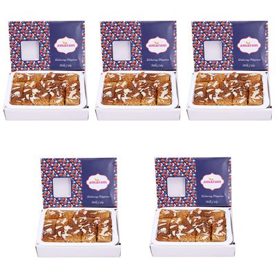 Amaram by Ghasitaram Milk Cake Sweets Gift, 1000g |Sweets|Sweets Gift Pack|Diwali Sweets|Indian Mithai|Diwali Sweets Gift Box|