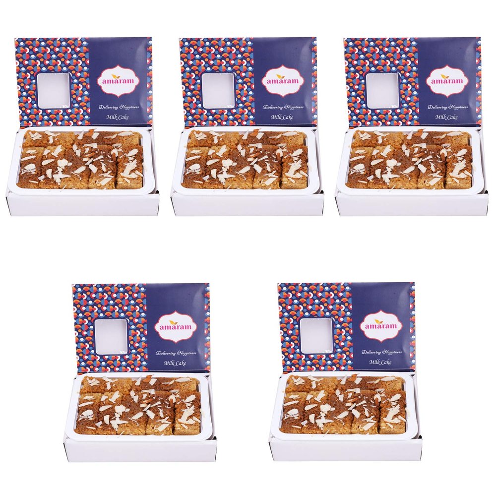 Amaram by Ghasitaram Milk Cake Sweets Gift, 1000g |Sweets|Sweets Gift Pack|Diwali Sweets|Indian Mithai|Diwali Sweets Gift Box|