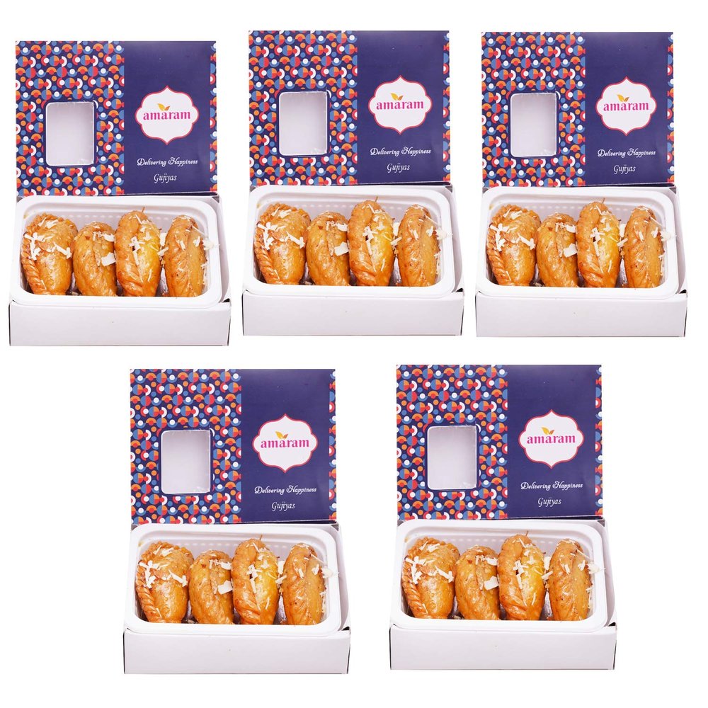 Amaram by Ghasitaram Holi- Sweets/ Holi Hampers/ Desi Ghee Gujiya Sweets Gift, 1000g