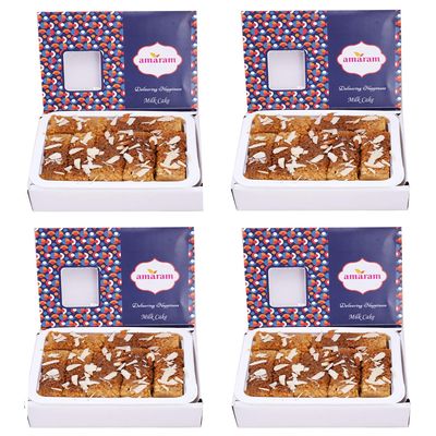 Amaram by Ghasitaram Milk Cake Sweets Gift, 800g |Sweets|Sweets Gift Pack|Diwali Sweets|Indian Mithai|Diwali Sweets Gift Box|
