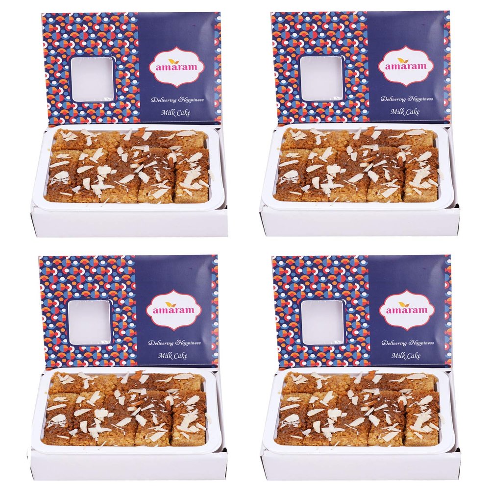 Amaram by Ghasitaram Milk Cake Sweets Gift, 800g |Sweets|Sweets Gift Pack|Diwali Sweets|Indian Mithai|Diwali Sweets Gift Box|
