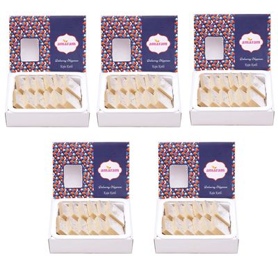 Amaram by Ghasitaram Kaju Katli Sweets Gift, 1000g |Sweets|Sweets Gift Pack|Diwali Sweets|Indian Mithai|Diwali Sweets Gift Box|
