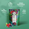 GREEN PROTEIN Pea Protein Isolate Powder, Vegan Plant Protein, No Added Sugar, 100% Vegan, Soy Free, Dairy Free, Gluten Free, Allergen Free, Berry Blast Flavor, 15g Protein Per Serving, Pouch (500g) view 2