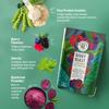 GREEN PROTEIN Pea Protein Isolate Powder, Vegan Plant Protein, No Added Sugar, 100% Vegan, Soy Free, Dairy Free, Gluten Free, Allergen Free, Berry Blast Flavor, 15g Protein Per Serving, Pouch (500g) view 3