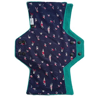 Aham Perfectly Hygienic And Long Washable And Reusable Cloth Pads With Pouch (Pack of 1) (Large)
