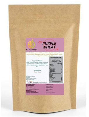 A D Food & Herbs Organic Purple Wheat Edible 1 KG