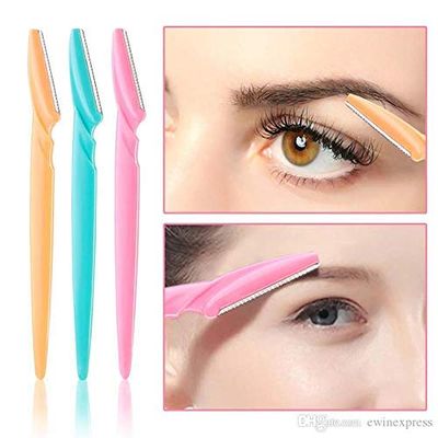 Boxo Face and Eyebrow Trimmer Hand Razor For Women (set of 3)