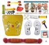 ACi Acupressure Foot Roller Wooden Acupressure Magnetic Stress Mat Combo Kit view 1