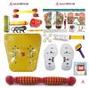 ACi Acupressure Foot Roller Wooden Acupressure Magnetic Stress Mat Combo Kit view 2