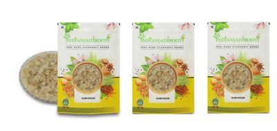 IndianJadiBooti Babul Gond Kikar Gum, 3 Packs of 900 Grams