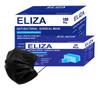 Eliza Melt Blown Fabric Surgical Disposable Face Mask with Nose Clip without Valve for Unisex Adult (Pack of 100, Black) - ISI, BIS, CE, ISO, GMP & TGA (BFE), 98% SITRA Tested view 1