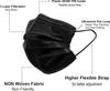 Eliza Melt Blown Fabric Surgical Disposable Face Mask with Nose Clip without Valve for Unisex Adult (Pack of 100, Black) - ISI, BIS, CE, ISO, GMP & TGA (BFE), 98% SITRA Tested view 2
