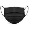 ONHUB Nonwoven Fabric 3 Layer Disposable Surgical Face Mask with Nose Clip, Use and Throw Mask with CE & ISO ? 95% without Valve for Men and Women (Black) - Pack of 75. view 2