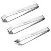 3 Pcs Fish Bone Tweezers, Stainless Steel 2 Flat and 1 Slant Tweezers, maxin Pliers Remover Tool for Remove Fish Bones, Needle Dones, Scales view 1