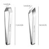 3 Pcs Fish Bone Tweezers, Stainless Steel 2 Flat and 1 Slant Tweezers, maxin Pliers Remover Tool for Remove Fish Bones, Needle Dones, Scales view 2