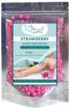 Bluejack Hard Wax Beans for Painless Hair Removal, Brazilian Waxing for Face, Eyebrow, Back, Chest, Bikini Areas, Legs At Home 100 g bag with 3 pcs Wax Spatulas (Strawberry Pink) view 1