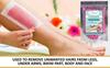 Bluejack Hard Wax Beans for Painless Hair Removal, Brazilian Waxing for Face, Eyebrow, Back, Chest, Bikini Areas, Legs At Home 100 g bag with 3 pcs Wax Spatulas (Strawberry Pink) view 3