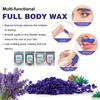 Bluejack Hard Wax Beans for Painless Hair Removal, Brazilian Waxing for Face, Eyebrow, Back, Chest, Bikini Areas, Legs At Home 100 g bag with 3 pcs Wax Spatulas (Strawberry Pink) view 4