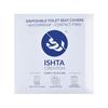 ISHTA Disposable Waterproof Toilet Seat Covers With Non Woven Protector Sheet for Car, Air & Train Traveling (Travel Kit - Pack of 3 Toilet Seat Cover & 80GSM 2 Front & 1 Back Seat Sheet) view 1