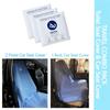 ISHTA Disposable Waterproof Toilet Seat Covers With Non Woven Protector Sheet for Car, Air & Train Traveling (Travel Kit - Pack of 3 Toilet Seat Cover & 80GSM 2 Front & 1 Back Seat Sheet) view 2