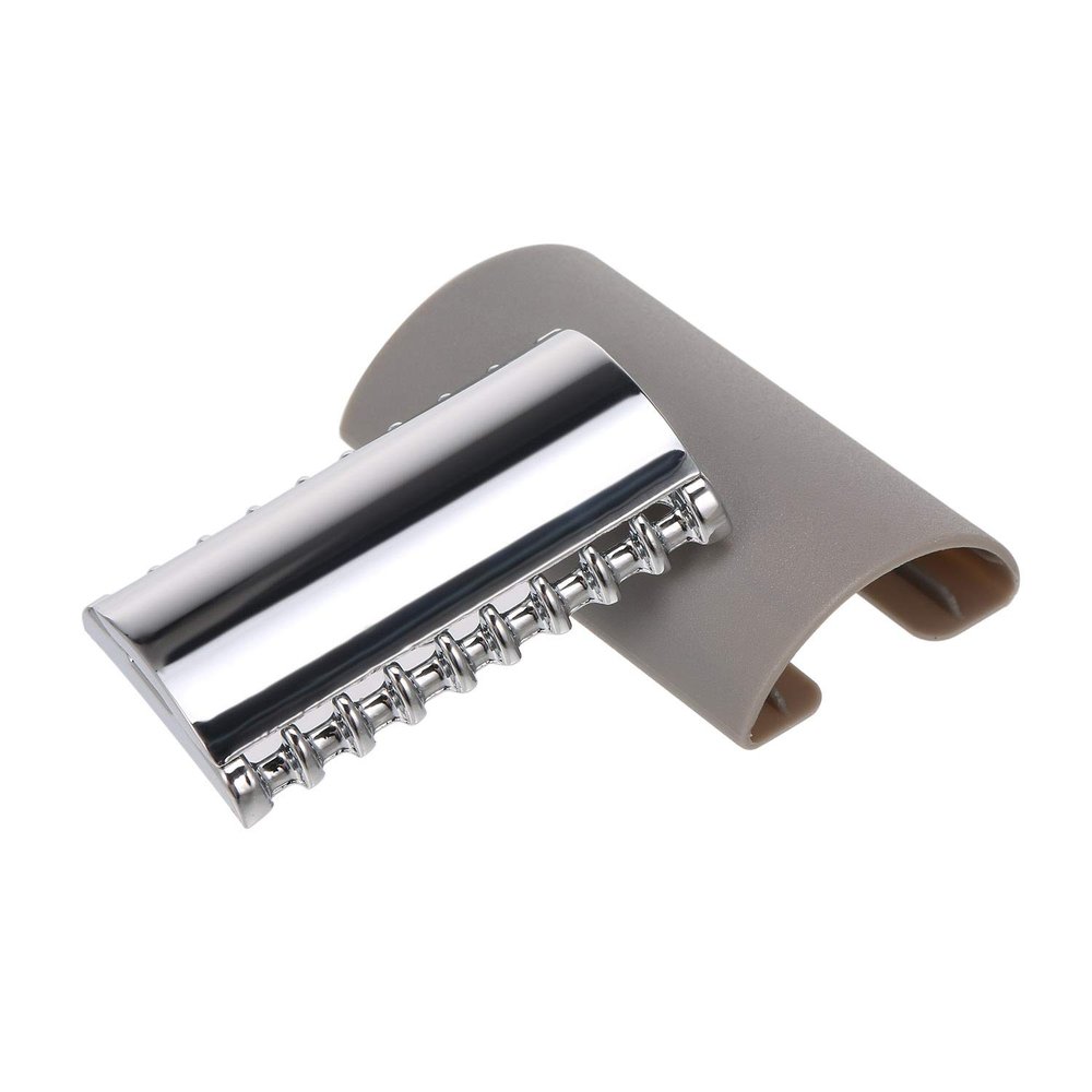 Tooarts Double Edge Safety Razor Stainless Steel Open Comb Head Men Safety Razor Head Beard Shaving Tool for Barber Male Home Use