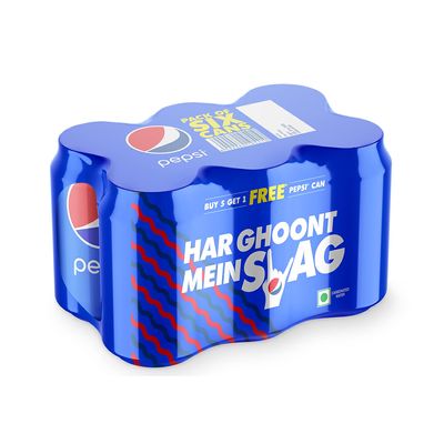 Pepsi Soft Drink Multipack 250ml Can, Buy 5 Get 1 Free.