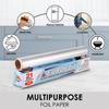Eurofoil Food Wrap Aluminium Foil 21 Metre | Food Grade Strong & Durable Foil | for Packing, Wrapping, Cooking, Baking & Grilling | Non-Stick Multipurpose Parchment Paper | Keeps Food Fresh view 4