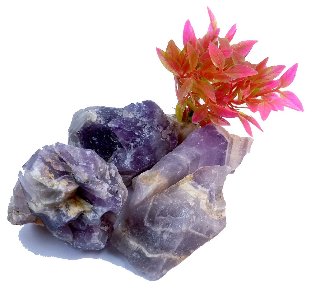 Rocksmins Specimen Amethyst Indian 800Gm Natural Rough Crystal Stone for Education Reiki Healing and Crystal Healing Stones Aura Cleaning Tumbling Chakras Vastu Meditation Health Wealth Happiness