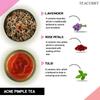 TEACURRY Acne Tea (100 Gram Loose, 1 Month Pack,) - Helps in Cysts, Pimples, Pustules & Nodules - Acne Removal Tea view 4