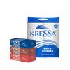 KRESSA 2 Ply Bathroom Tisue & Face Tissue Combo | Budget Combo Pack (4 TOILET ROLL & 3 Box Face Tissue) view 1