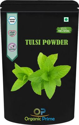 Organic Prime Tulsi Leaf Powder | Holy Basil Leaf Powder - 200 GM by Organic Prime