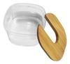 FitSand Bamboo Shaver Rinse Stand Compatible with All Skull Shaver Pitbull Gold PRO Electric Pitbull,Palm, Butterfly Kiss, Butterfly Pro and Bald Eagle Shavers for Men and Women view 3