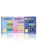 Aya Papaya Ouchie Non-Toxic Printed Bandages Tripal Combo Set Of 3 (60 pack) - Blue, Lavender & Space Blue view 1