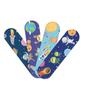 Aya Papaya Ouchie Non-Toxic Printed Bandages Tripal Combo Set Of 3 (60 pack) - Space Blue, Yellow & Blue view 3