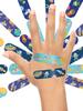 Aya Papaya Ouchie Non-Toxic Printed Bandages Tripal Combo Set Of 3(60 pack) - Space Blue, Yellow & Orange view 3