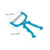 Healifty Spring Epilator Facial Hair Remover Hair Removal Spring Upper Lip Chin Cheeks Neck Stainless Steel Hair Threader 2pcs/ Set Blue view 2