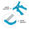 Healifty Spring Epilator Facial Hair Remover Hair Removal Spring Upper Lip Chin Cheeks Neck Stainless Steel Hair Threader 2pcs/ Set Blue view 3