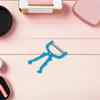 Healifty Spring Epilator Facial Hair Remover Hair Removal Spring Upper Lip Chin Cheeks Neck Stainless Steel Hair Threader 2pcs/ Set Blue view 4