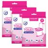 MildCares Disposable Toilet Seat Covers (Pack of 3, 30 Sheets) | No Direct Contact With Unhygienic Seats | Protects Against Germs For Public Toilets & Travel Essentials | Flushable & Nature Friendly view 1