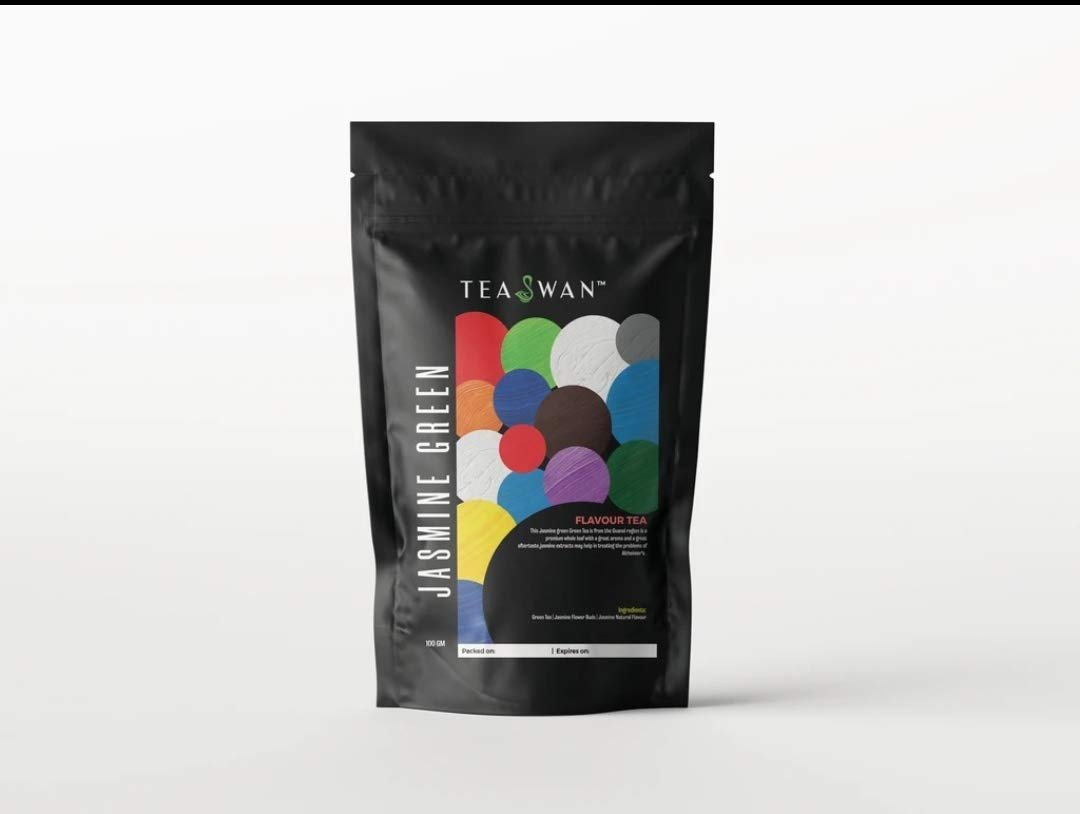 TeaSwan Exotic Jasmine Tea | Reduce Stress and Induce Calmness (Small)