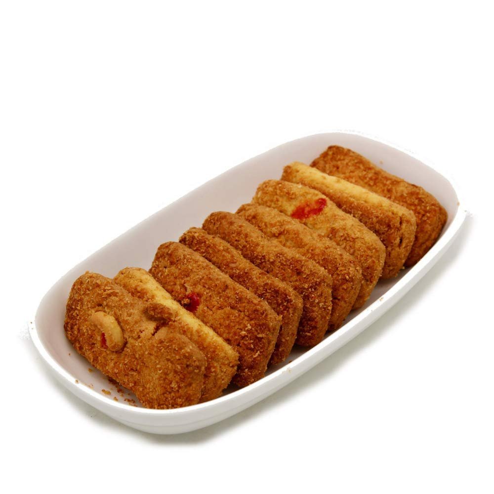 Biskutwala Old Delhi Famous Traditionally Prepared Kaju Cashew Biscuit Cookies 250gm