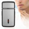 Mini USB Electric Shaver, USB Rechargeable Facial Ultra Thin Electric Shaver with USB Charger and Cleaning Brush for Men's Facial Use Home Travel and Camping view 4