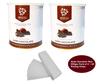 Atico Hair Removal Hydrosoluble Anti-Tan Creme Wax (800 Gm) made with Argan Oil Pack of 2 + 60 Waxing Strips (Dark Chocolate (PACK OF 2) + 60 Strips) view 2