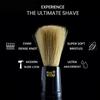 Pink Woolf Soft Bristles Shaving Brush for Men | Ultra-Soft, Cruelty-Free Bristles for a Smooth Shave | Engineered Black Plastic Handle | 22mm Knot | Experience Effortless & Comfortable Wet Shaving view 3