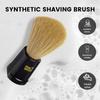 Pink Woolf Soft Bristles Shaving Brush for Men | Ultra-Soft, Cruelty-Free Bristles for a Smooth Shave | Engineered Black Plastic Handle | 22mm Knot | Experience Effortless & Comfortable Wet Shaving view 4