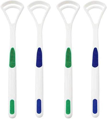 Homeistic Applience Tongue Cleaner for Kids Baby Antimicrobial Ayurvedic cleaner, Antibacterial scrapper for Optimal Oral Hygiene (Pack of 4)