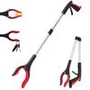 32 inch GrabRunner Reacher Grabber Strong Magnetic(Red) view 1