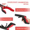 32 inch GrabRunner Reacher Grabber Strong Magnetic(Red) view 3