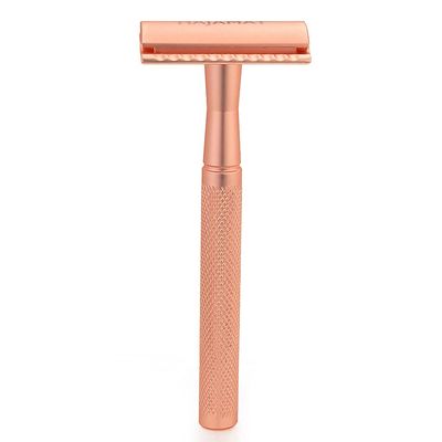 Hajamat Trowel Double Edge Safety Razor |Stainless Steel 304| Closed Comb| Rose Gold Finish